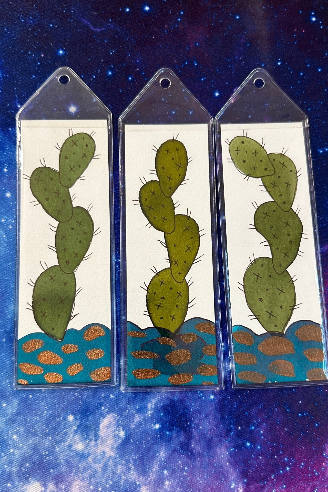 Customizable Cactus Name Bookmark