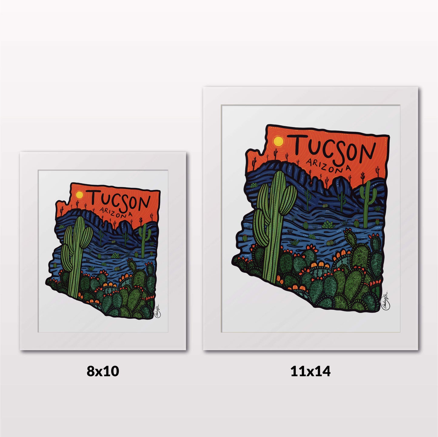 Art Print - Red Tucson, AZ