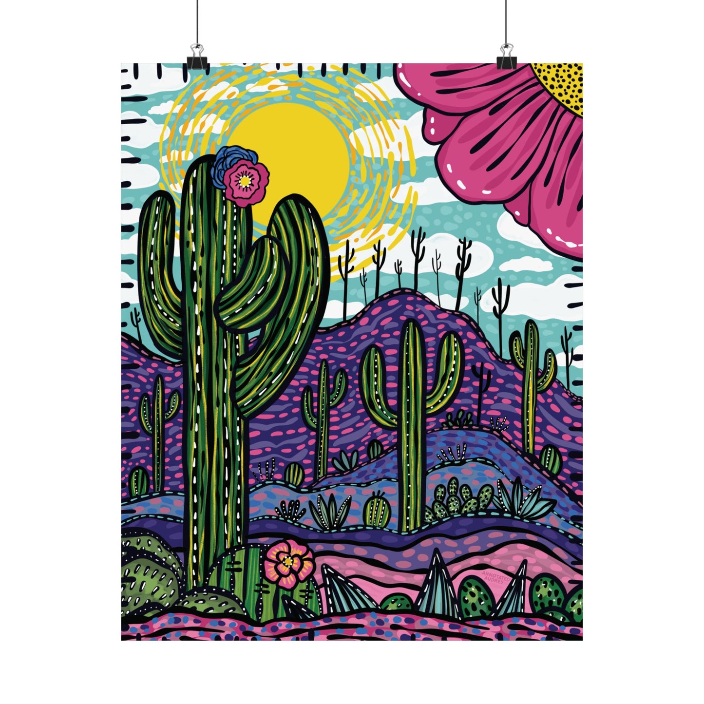 Desert Blooms - Poster