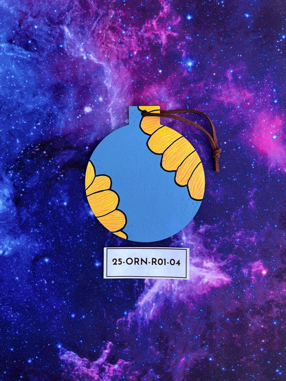 Hand Painted Item Sitting on Galaxy Background Back