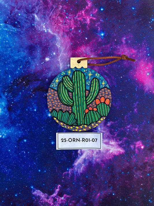 Hand Painted Item Sitting on Galaxy Background Front