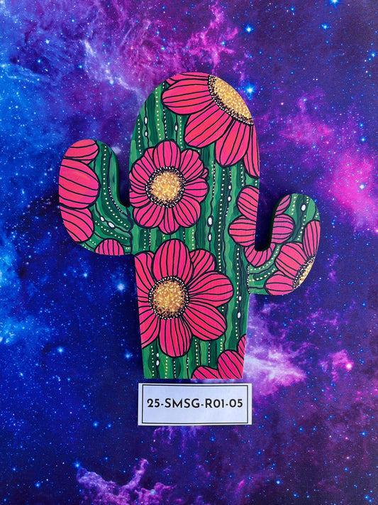 Hand Painted Item Sitting on Galaxy Background