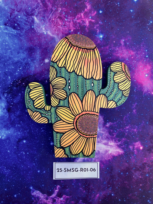 Hand Painted Item Sitting on Galaxy Background