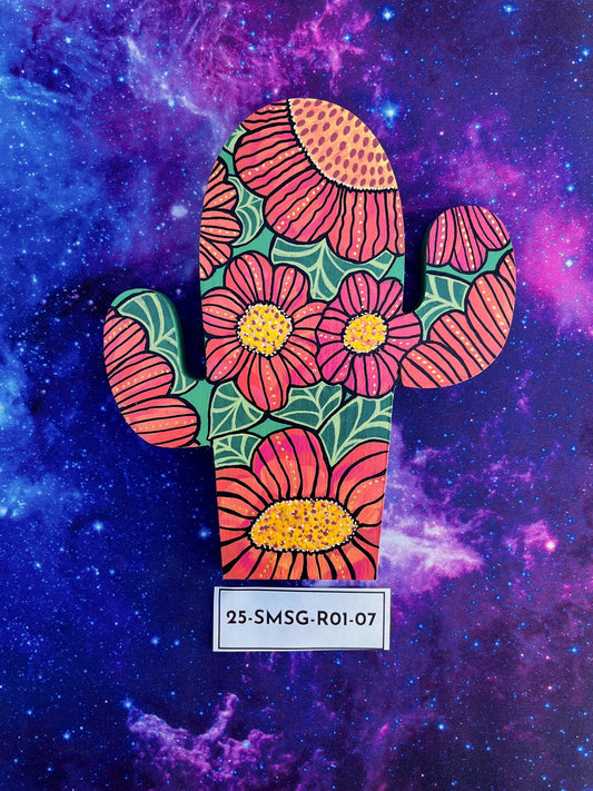 Hand Painted Item Sitting on Galaxy Background