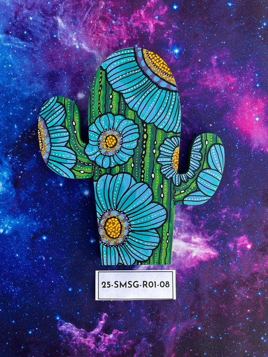 Hand Painted Item Sitting on Galaxy Background