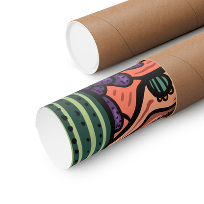 Premium Large Matte Poster — Adventure Awaits - Desert Southwest Themed Art