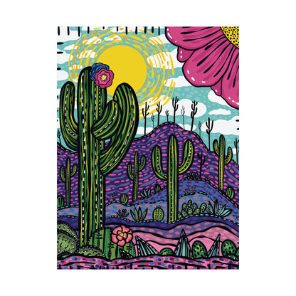Desert Blooms - Poster