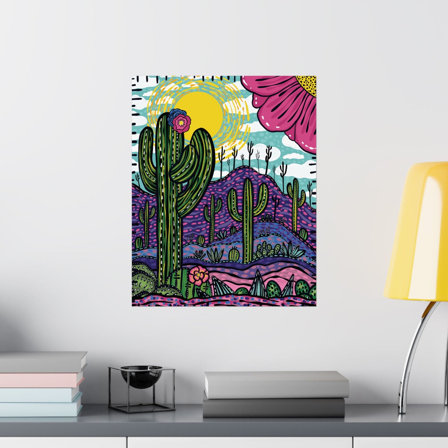Desert Blooms - Poster