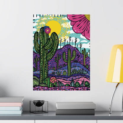 Desert Blooms - Poster
