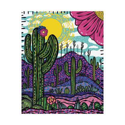 Desert Blooms - Poster