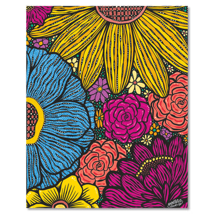 Art print on white with shadow