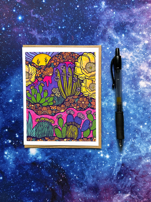 Card - Twilight Blossoms