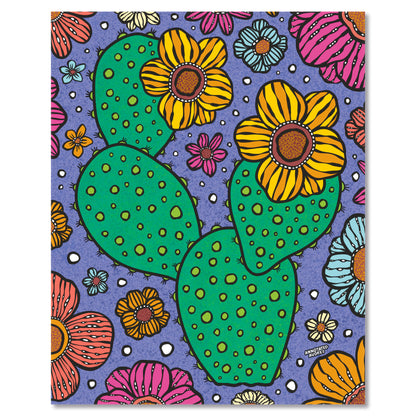 Art print on white with shadow