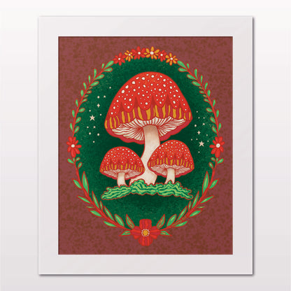 Art Print - Portrait of Mushrooms