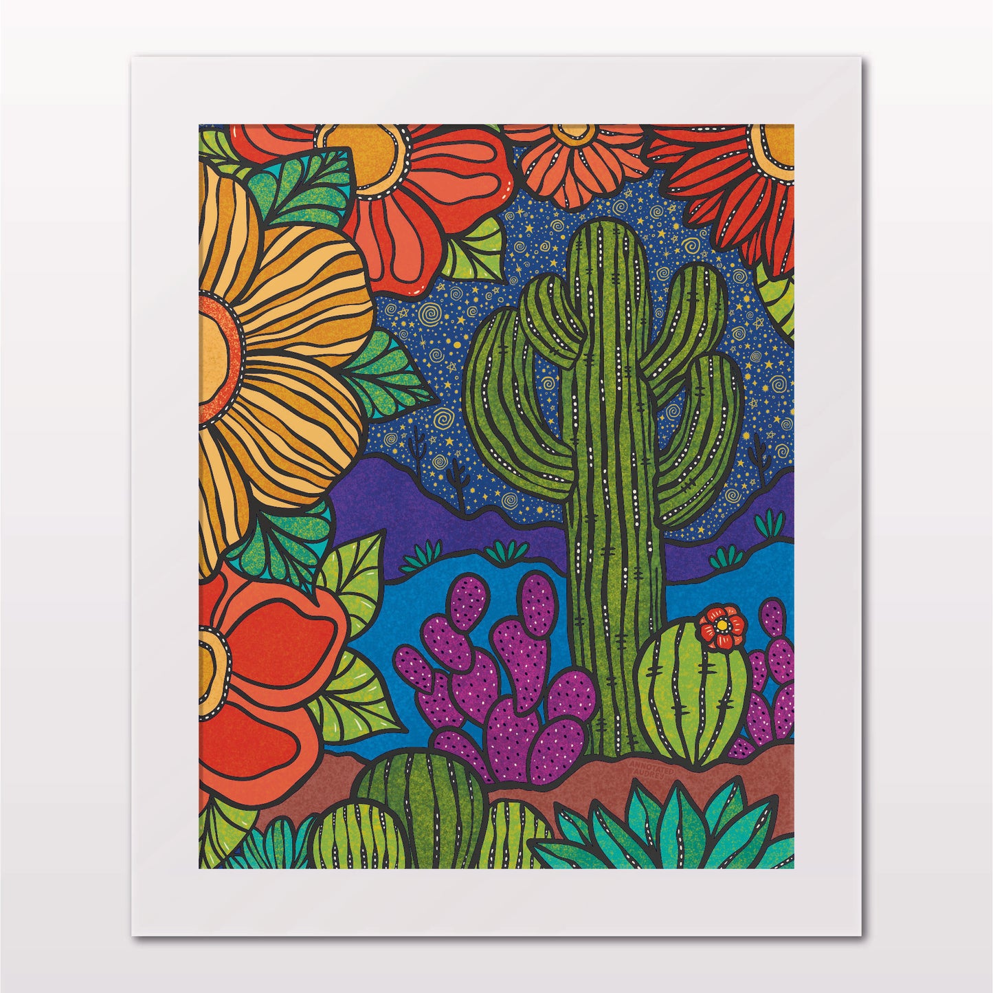 Art Print - Whimsical Desert