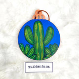 Hand Painted Holiday Ornament Front