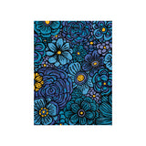 Premium Matte Poster - Blue Flowers
