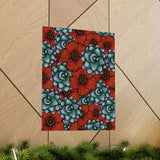 Premium Matte Poster - Succulent Bouquet