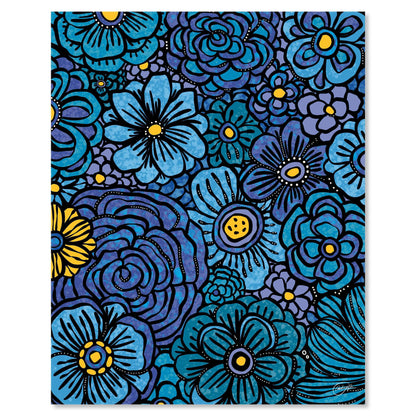 Art print on white with shadow