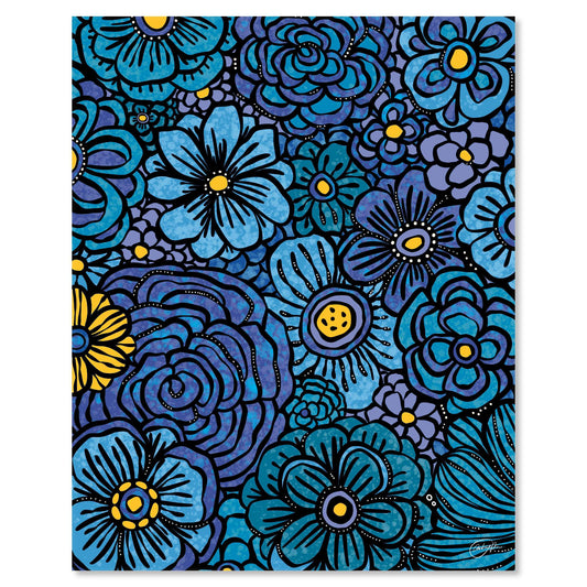 Art print on white with shadow