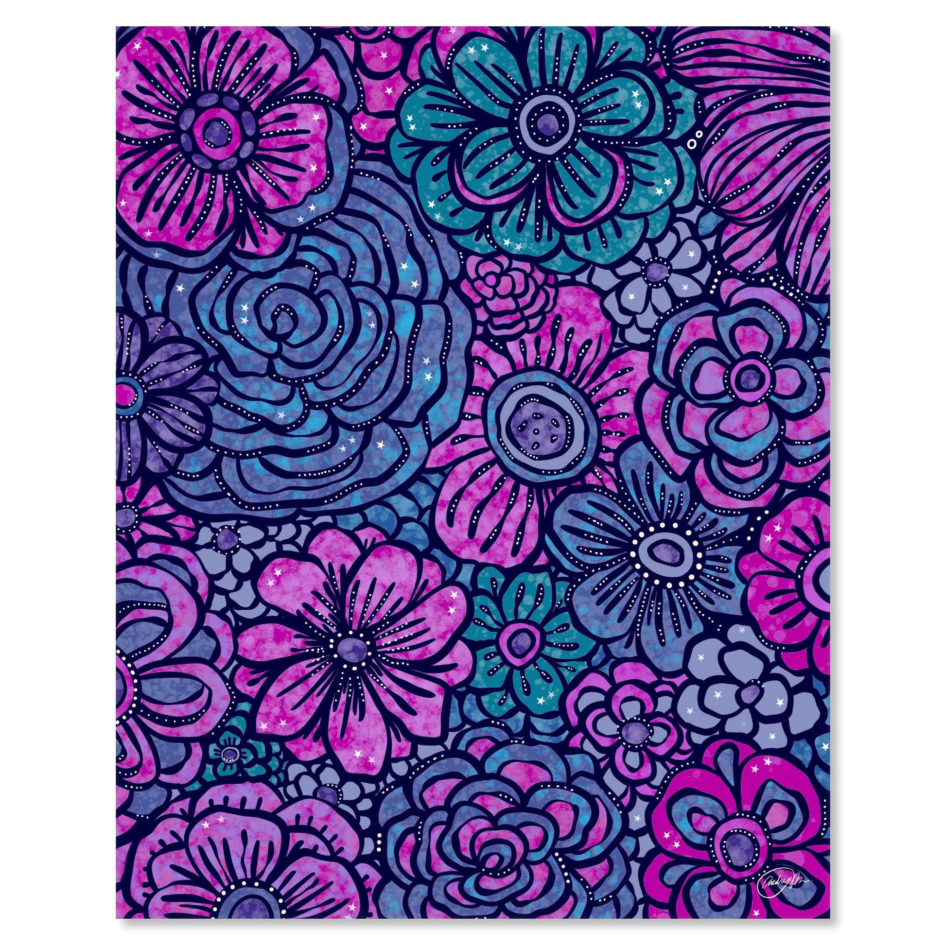 Art print on white with shadow