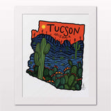 Art Print - Red Tucson, AZ