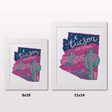 Art Print - Pink Tucson, AZ