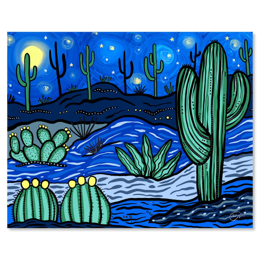 Art print on white with shadow