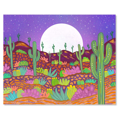 Art print on white with shadow