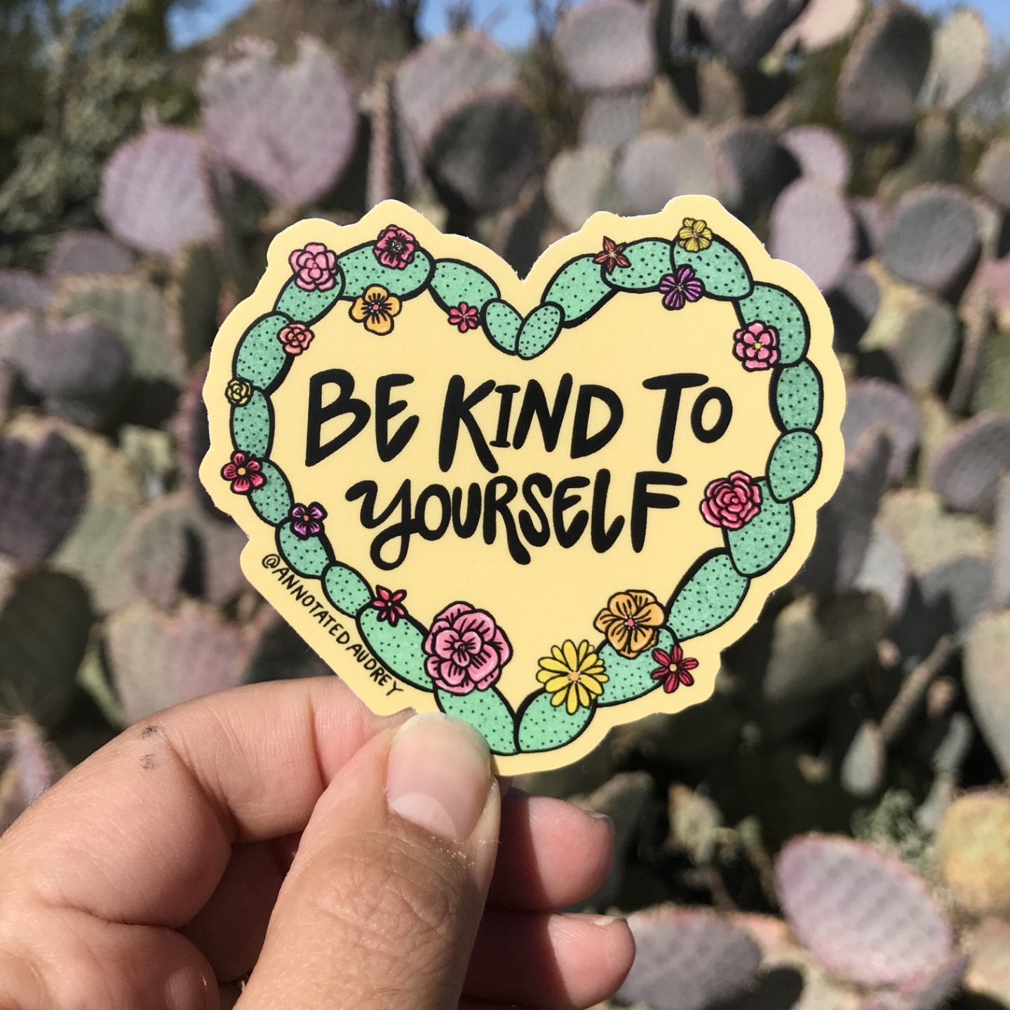 Holding sticker for scale