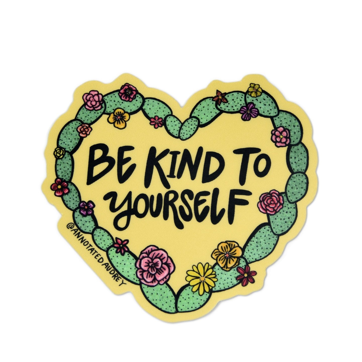 Sticker on white background