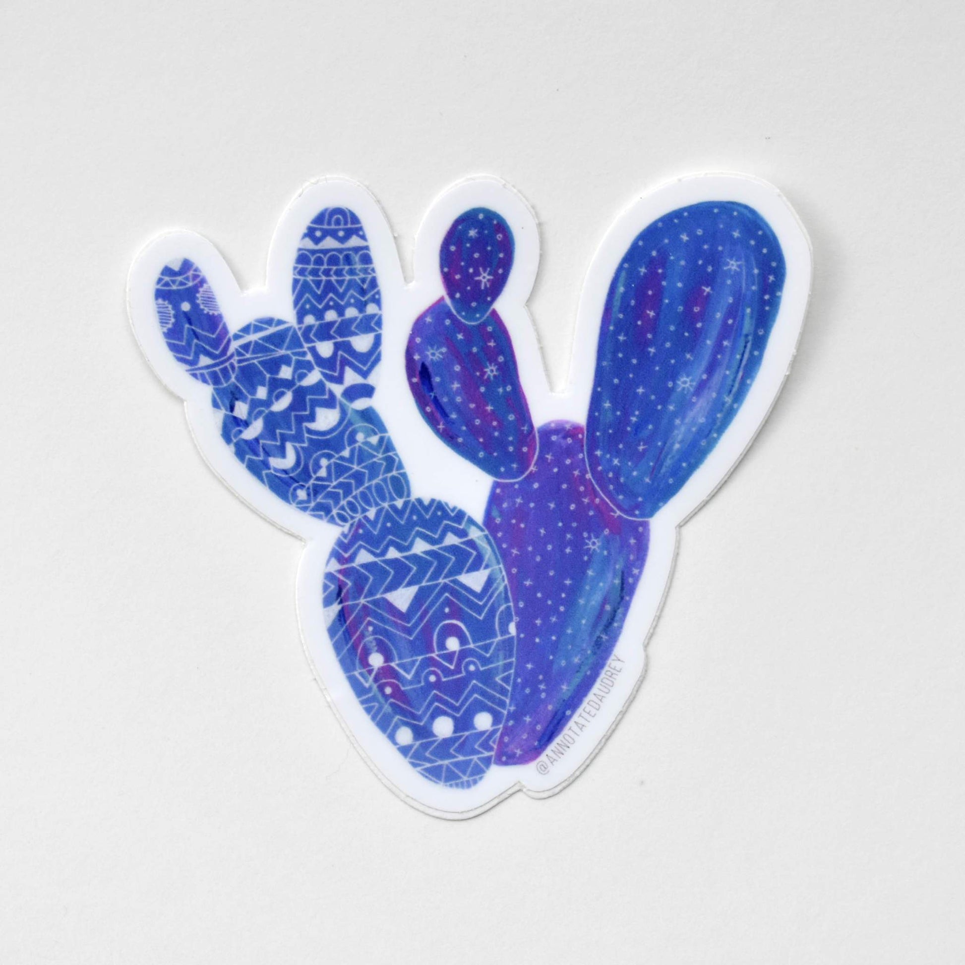 Sticker on white background