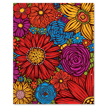 Art print on white with shadow