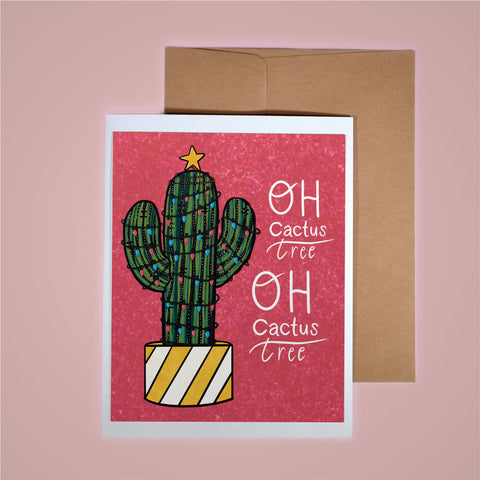 Holiday Card - Oh Cactus Tree