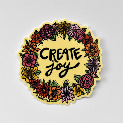Sticker on white background