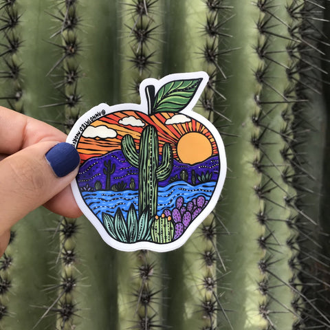 Holding sticker for scale
