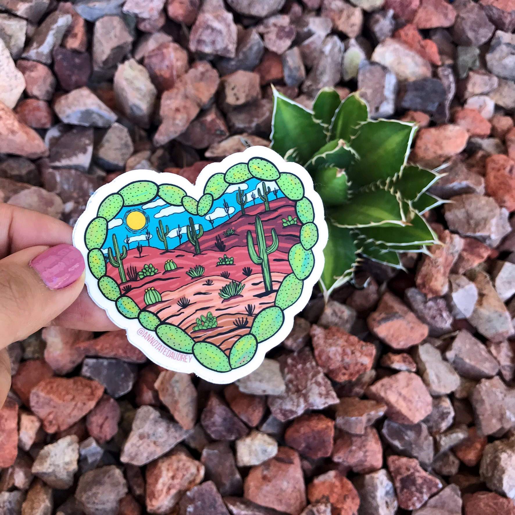 Holding sticker for scale