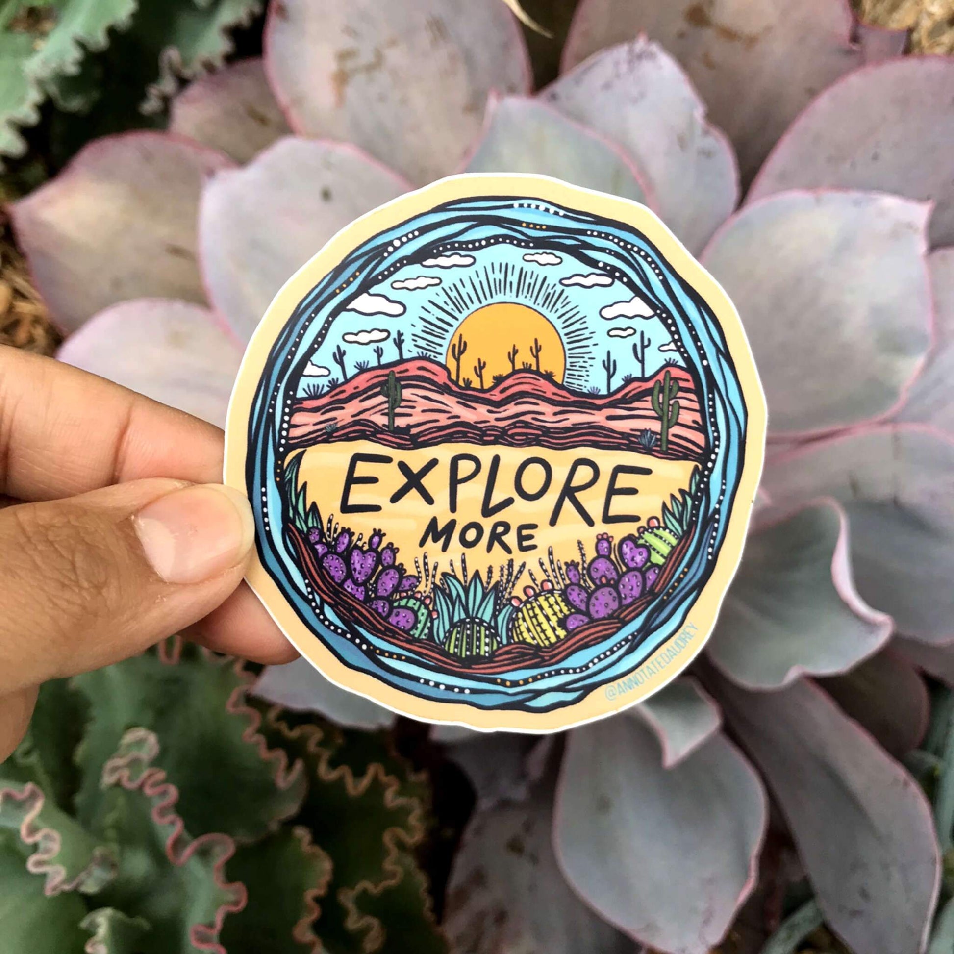 Holding sticker for scale