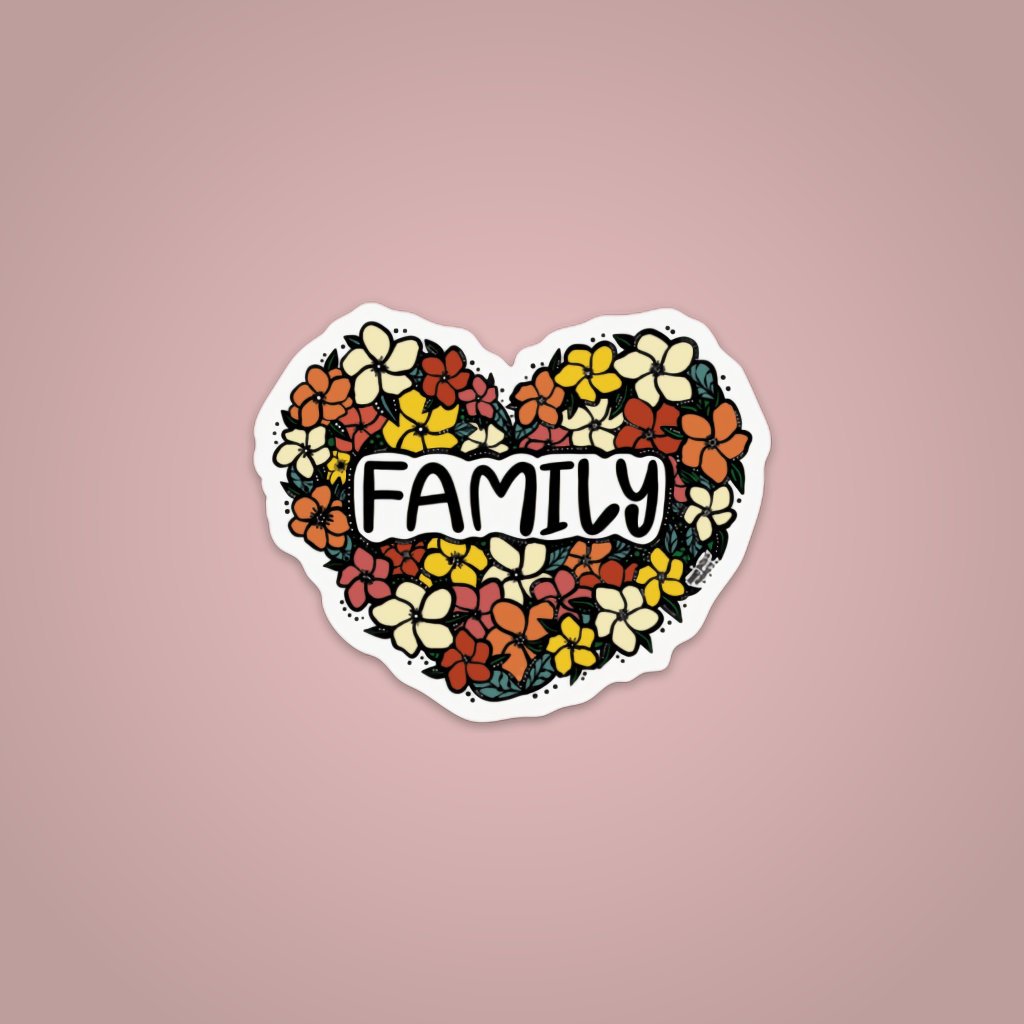 Sticker - Family Heart