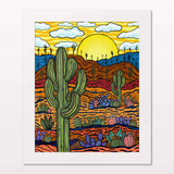 Art print in white frame on white wall