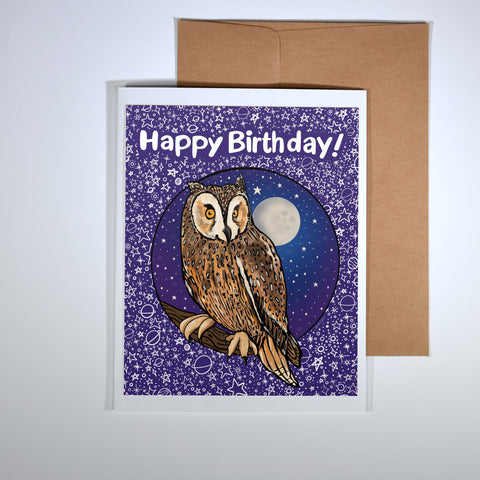 Owl Birthday Card Printable