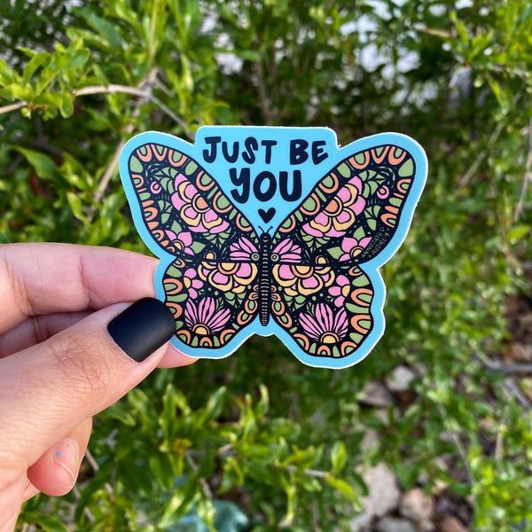 Sticker - Just Be You Butterfly