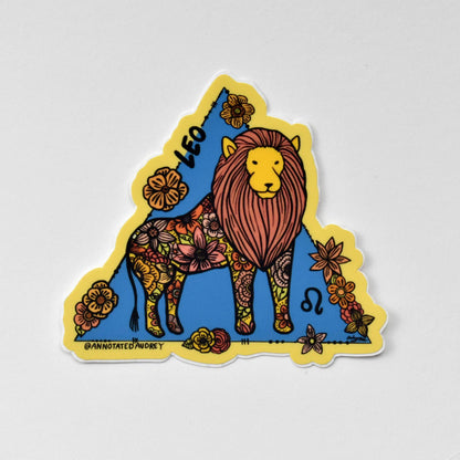 Sticker on white background