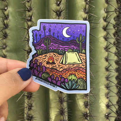Holding sticker for scale