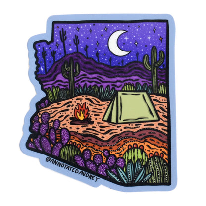 Sticker on white background