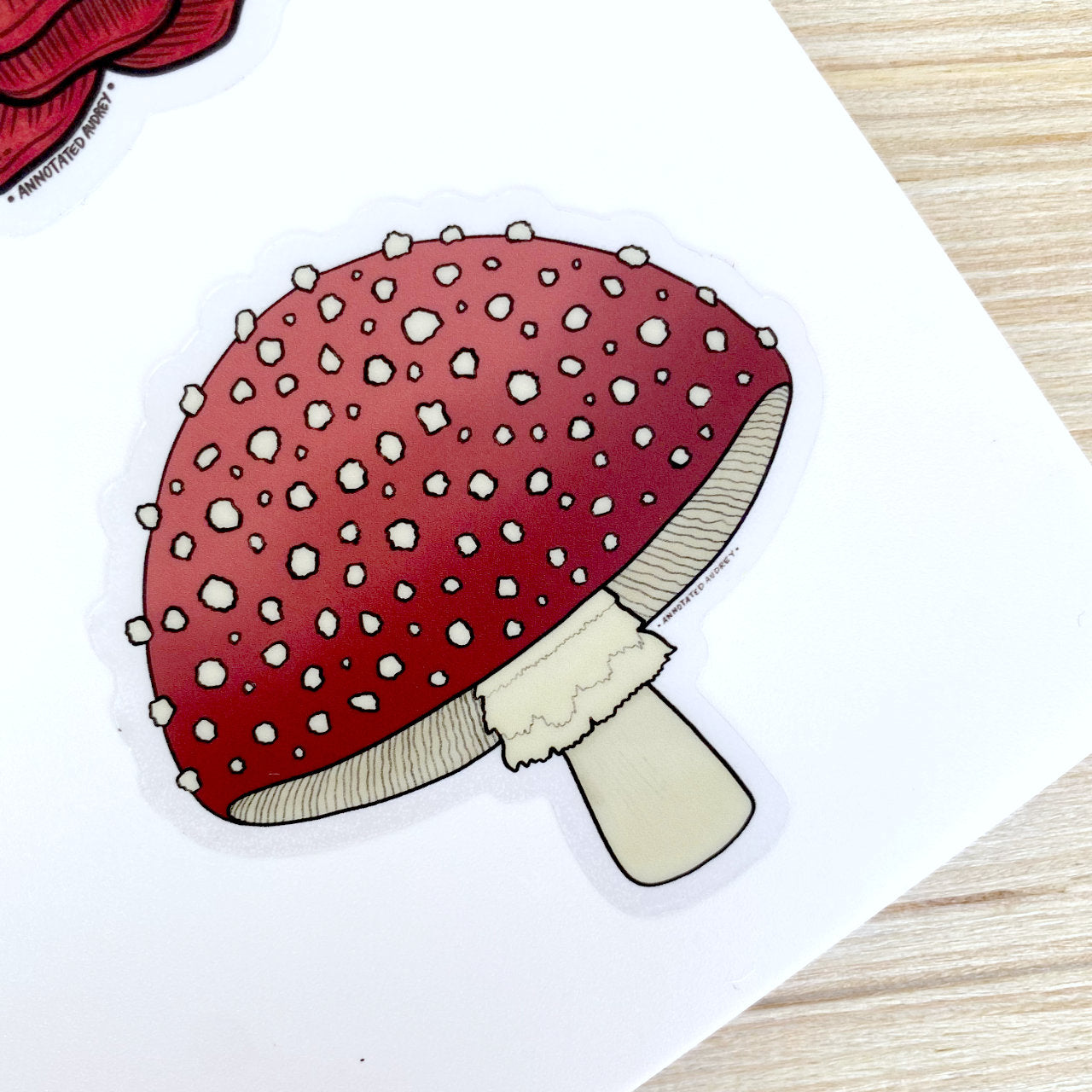 Clear Sticker - Mushroom