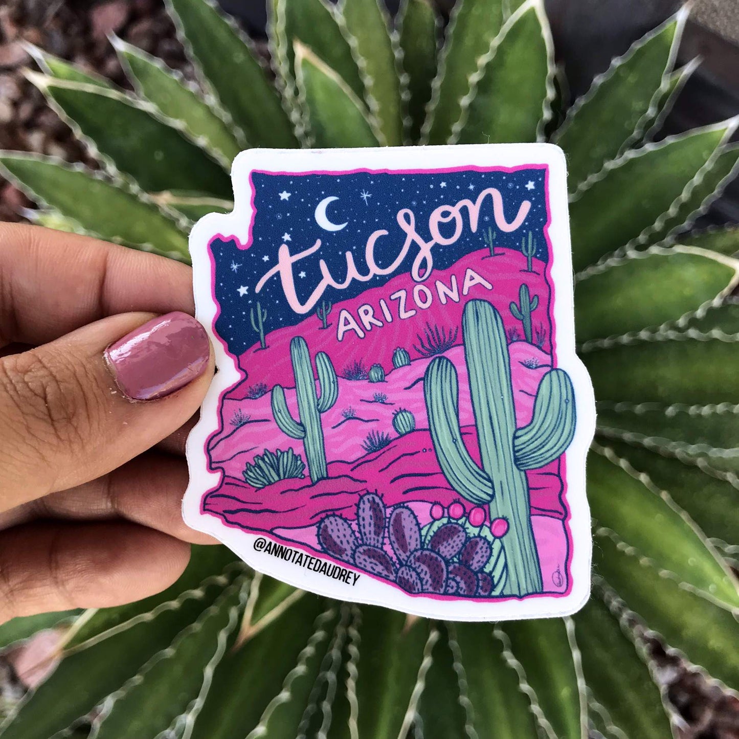 Holding sticker for scale