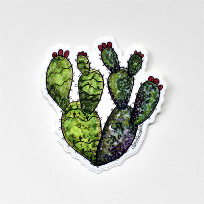 Sticker on white background