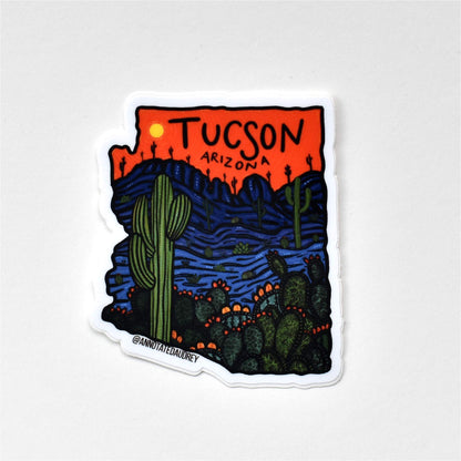 Sticker on white background
