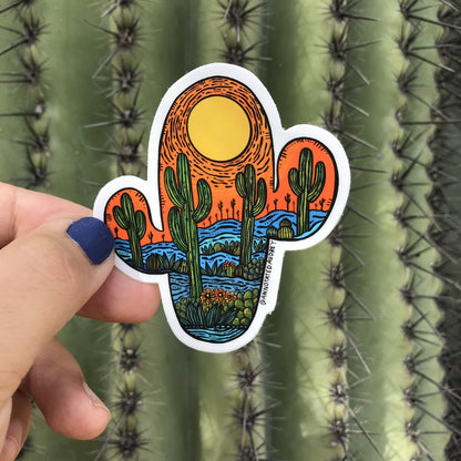 Holding sticker for scale
